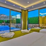 Bezirgan 2 Bedroom Secluded With Private Pool Hot Tub Villa Kalkan