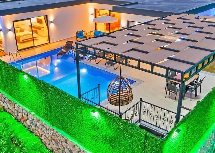 Bezirgan 2 Bedroom Secluded With Private Pool Hot Tub Kalkan
