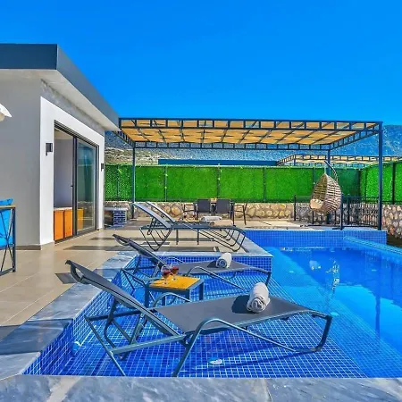 Bezirgan 2 Bedroom Secluded With Private Pool Hot Tub * Kalkan